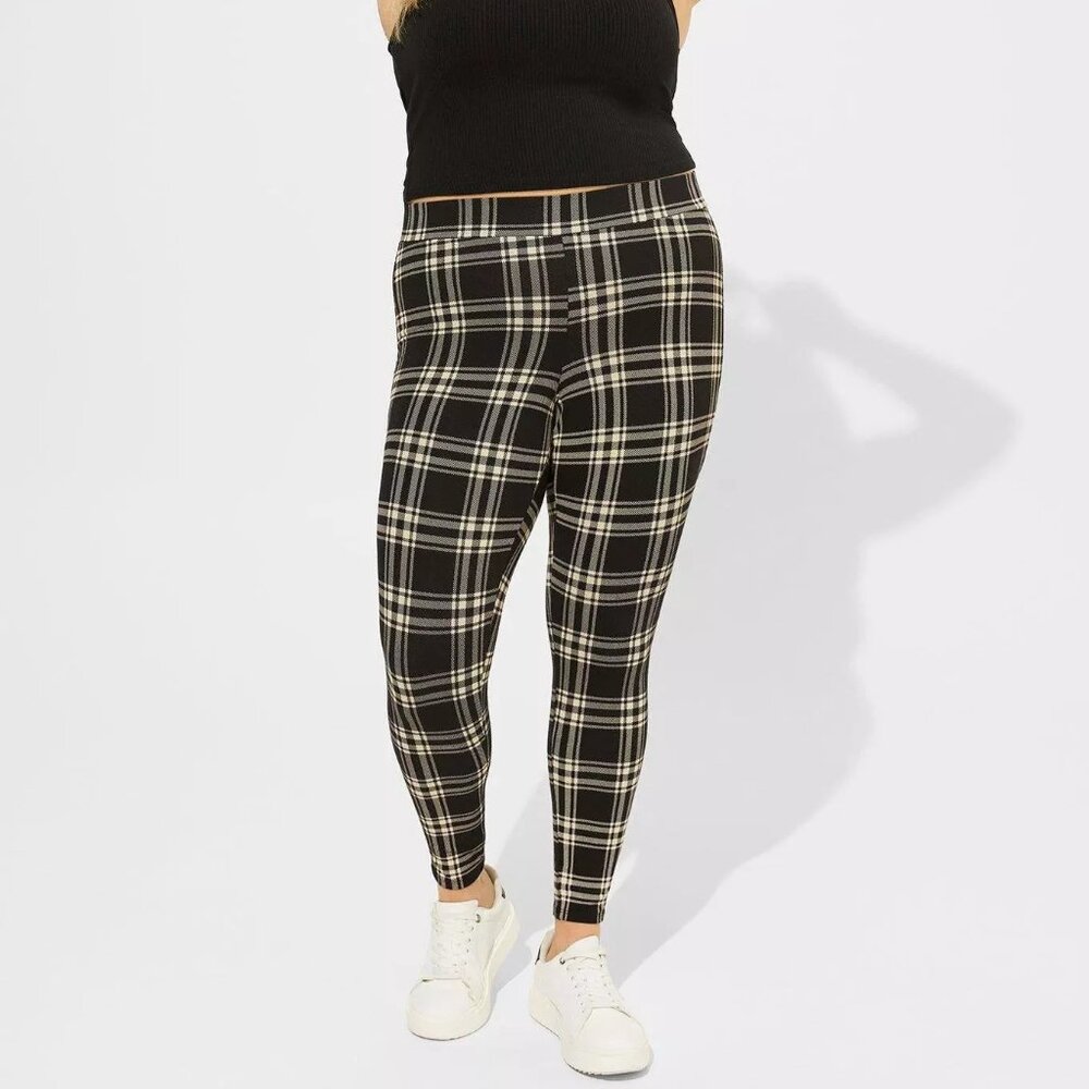 ❤️NWT TORRID LEGGING - LOVELY PLAID - COMFORT WAIST - OPAQUE - PLUS SIZE